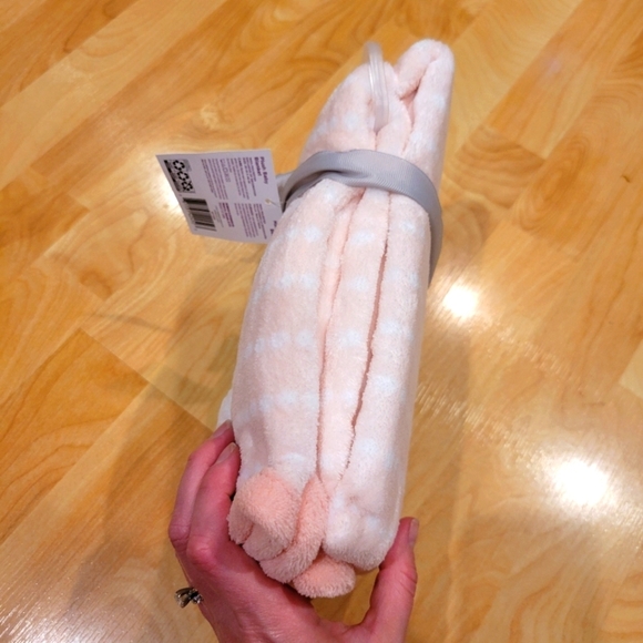 Parent's Choice Pink Plush Llama Baby Blanket New 30x40 - Picture 5 of 6